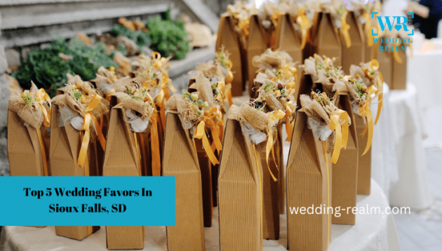 Top 5 Wedding Favors in Sioux Falls, SD
